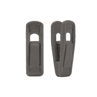 Grey Velvet Finger Clips for Velvet Coat Hangers Sold in Bundles 20/50/100 pcs