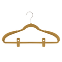 Camel Velvet Finger Clips for Velvet Coat Hangers Sold in Bundles 20/50/100 pcs