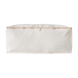 LUSH 10oz Extra Thick Pure Natural Cotton Storage Bags - X-Large - ( Enhanced Zip Line & Extra Thick Handles)