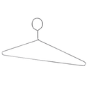 43cm Metal Anti-Theft Hanger (3.5mm thick) Sold in Bundle of 25/50/100 - Mycoathangers