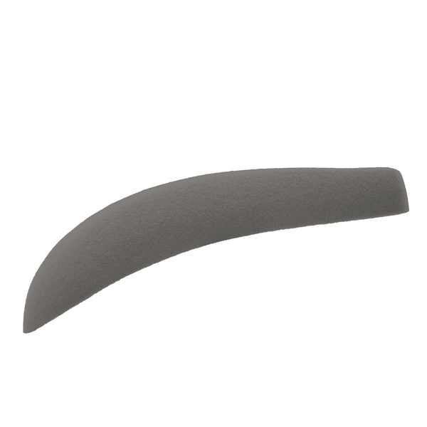 Grey Velvet Shoulder Pads 45mm wide Sold in Bundles 8/16/24/36 pcs - Mycoathangers