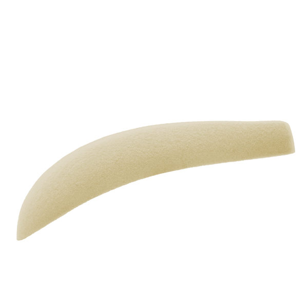 Ivory Velvet Shoulder Pads 45mm wide Sold in Bundles 8/16/24 pcs