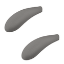Grey Velvet Shoulder Pads 45mm wide Sold in Bundles 8/16/24/36 pcs