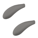Grey Velvet Shoulder Pads 45mm wide Sold in Bundles 8/16/24/36 pcs - Mycoathangers