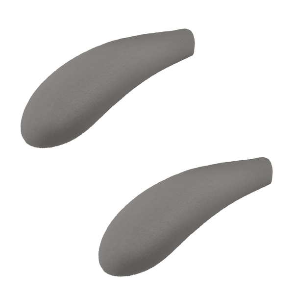 Grey Velvet Shoulder Pads 45mm wide Sold in Bundles 8/16/24/36 pcs