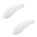 White Velvet Shoulder Pads 45mm wide Sold in Bundles 8/16/24 pcs - Mycoathangers
