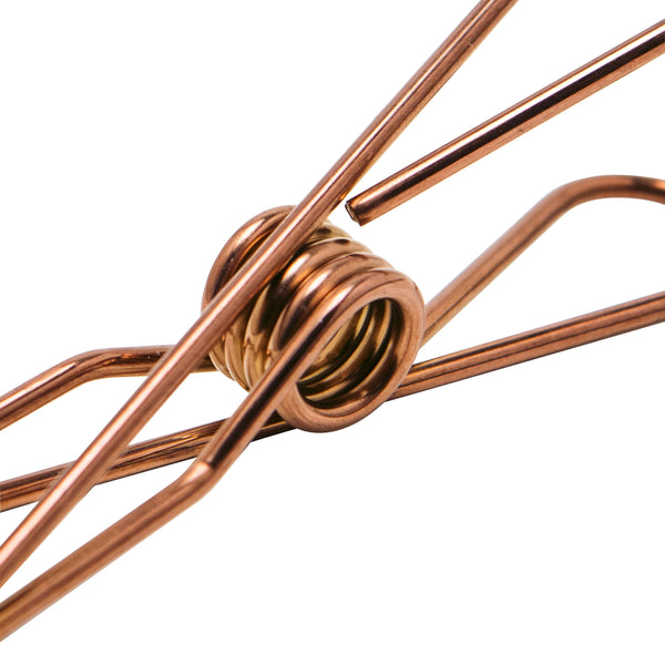 Large Size Stainless Steel Clothes Pegs Rose Gold Colour Sold in 30/60