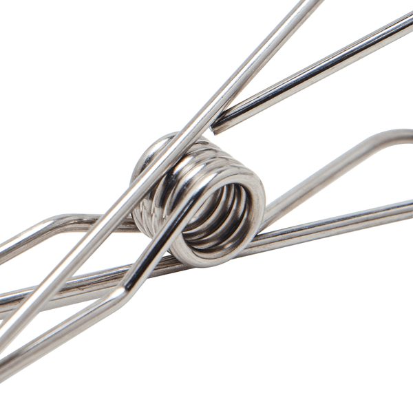 Regular Size Stainless Steel Clothes Pegs (Light Grip 1.7mm Thick) Silver Colour Sold in 40/80