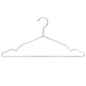 43cm Chrome Metal Suit Hanger (3.5mm thick) w/Notches Sold in Bundles of 25/50/100 - Mycoathangers