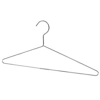 43cm Chrome Metal Suit Hanger (3.5mm thick) Sold in Bundles of 25/50/100 - Mycoathangers