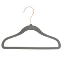 25cm Kids Size Slim-Line Grey Suit Hanger with Rose Gold Hook Sold in Bundles of 20/50/100 - Mycoathangers