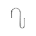 Small Size Heavy Duty S Metal Hooks - Silver Colour - 304 Stainless Steel with 4mm Thick - Mycoathangers