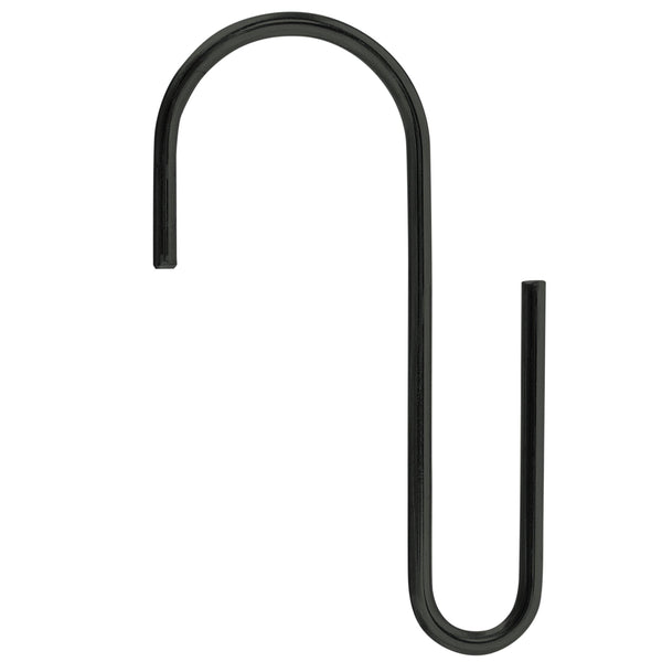 Large Size Heavy Duty S Metal Hooks - Matte Black - 304 Stainless Steel with 4mm Thick- Sold in 5/25/50