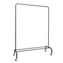 Home Essential Garment Coat Rack - Black - 60kgs Weight Capacity - Extra Thick Rail & Enhanced Metal Base With Durable Wheels Sold in 1/3 - Mycoathangers