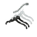 44cm Black Plastic Top Hanger Sold in Bundles of 25/50/100 - Mycoathangers