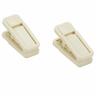 Ivory Finger Clips for Velvet Coat Hangers Sold in Bundles 20/50/100 pcs - Mycoathangers