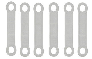 Rubber Hanger Strip "Clear" Sold in Bundles of 100 pcs (50 pairs)
