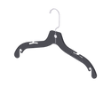 44cm Black Plastic Top Hanger Sold in Bundles of 25/50/100 - Mycoathangers