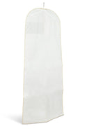 Bridal Wedding Dress Garment Bag White with Ivory Colour Trim Sold in 1/3/5/10 - Mycoathangers