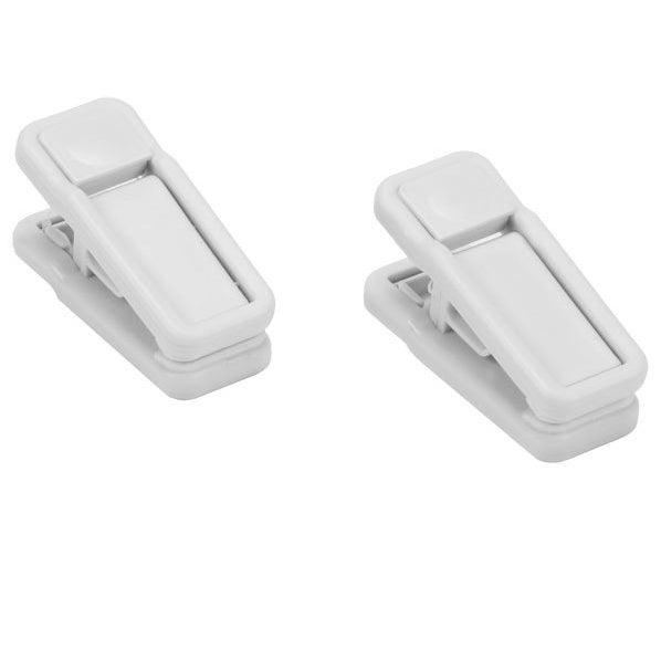 White Finger Clips for Velvet Coat Hangers Sold in Bundles 20/50/100 pcs